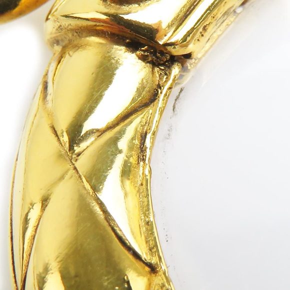 CHANEL Magnifying Glass Pendant Necklace Gold Metal  Accessory - Picture 4 of 5